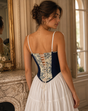 Élodie Toile de Jouy Corset Top