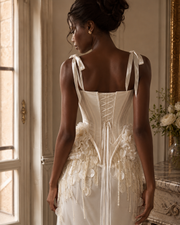Opaline Pearl Cascade Corset Top